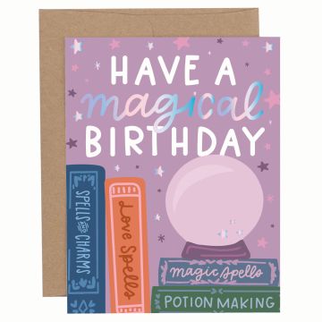 Have a Magical Birthday Books Greeting Card